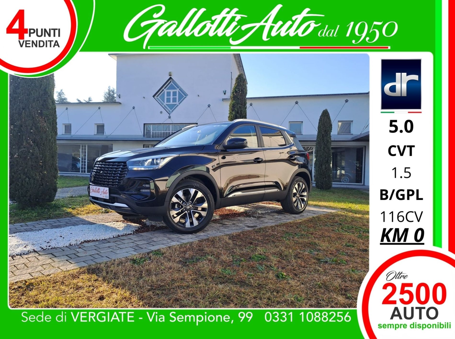 CVT 1.5 turbo Gpl 149cv  - Gallotti Auto